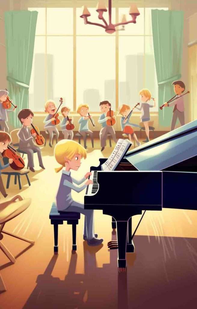 Lekcje gry na pianinie