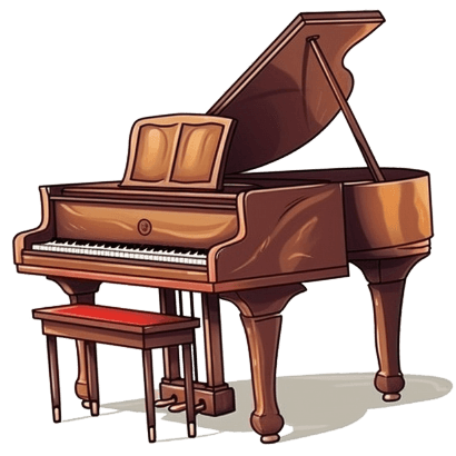 Pianino drewniane
